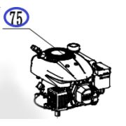 Двигатель бензиновый KV180A SAV (G46;51;53)/Gasoline engine KV180A SAV (G46;51;53), №51 (31303500020)
